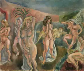 Composition avec des nus (1915), Hokkaido, Museum of Modern Art.