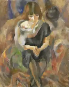 Lucy avec une fourrure (1920)