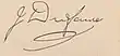 Signature de Jules Dufaure