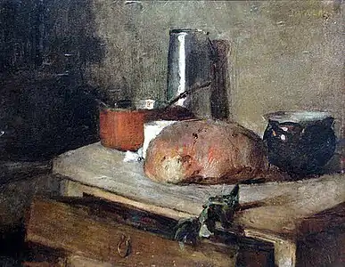 Nature morte, pinacothèque de l'État de São Paulo.