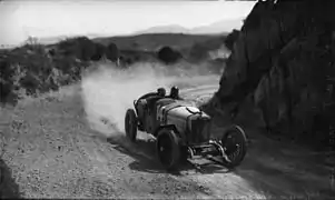 Jules Goux deuxième à la Targa Florio 1922, sur Ballot 2LS.