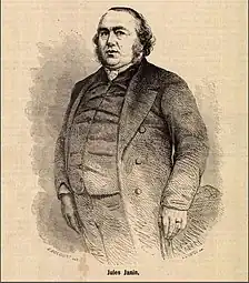 Portrait de Jules Janin d'après Étienne-Gabriel Bocourt (1874).