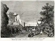 Le ballet au camp du Cid, à la première du Cid de Jules Massenet au Théâtre national de l'Opéra (Palais Garnier) en 1885