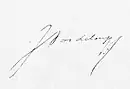 Signature de Jules Pasdeloup