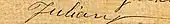 signature de Julián Gayarre