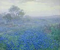 A Cloudy Day, Bluebonnets near San Antonio, Texas, 1918, Musée Amon Carter