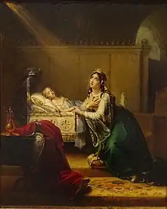 L'Enfant malade, ou Clotilde demandant la guérison de son fils, Bourg-en-Bresse, musée de Brou.