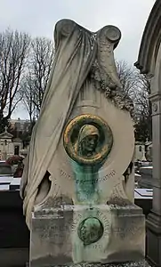 Tombe de Juliette Hemmler, Paris, cimetière du Père-Lachaise.