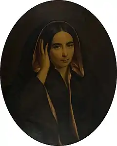 Juliette de Bourge née Destailleur, sœur de l'artiste (1842), Paris, musée Carnavalet.