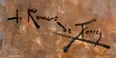 signature de Julio Romero de Torres