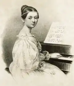 Clara Schumann, environ 15 ans