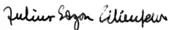 signature de Julius Edgar Lilienfeld