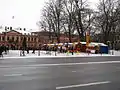 Le marché de Noël sur la place du Vieux Marché.