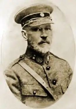 Mykola Yunakiv, chef du 7e corps, futur général de l'armée populaire ukrainienne, mort en exil en Pologne en 1931.