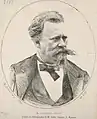 Illustration de Gustave J. d'après photographie de M. Midio Sabatini à Monaco (1884).