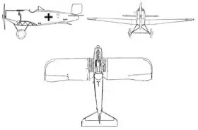 vue en plan de l’avion