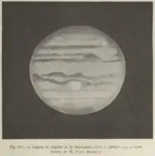 Dessin Jupiter en 1915 par Paul Briault