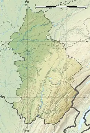 voir sur la carte du Jura
