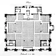 Plan de l'église (1867)