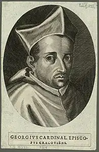 Le cardinal Jerzy Radziwiłł, après 1585