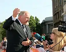 Jerzy Stuhr, président du jury en 2011.