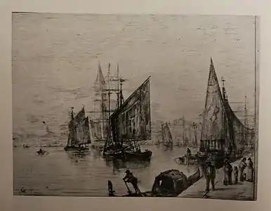 Vue de Venise (vers 1870)