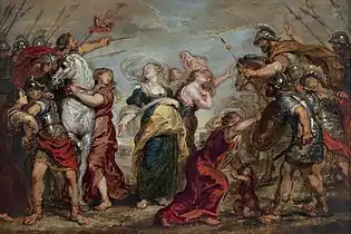 Rapprochement entre les Romains et les SabinsJustus van Egmont