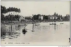 Les bords de Seine au début du XXe siècle.