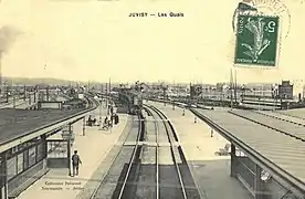La gare historique de Juvisy.