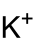 cation potassium