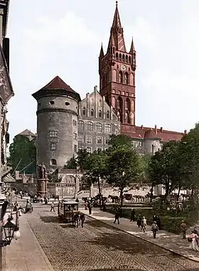 Le château de Königsberg vers 1900