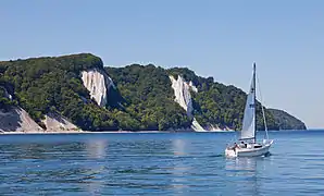 Les fameuses Kreidefelsen (« falaises de craie »).