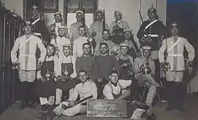 Membres du régiment à Potsdam, 1913