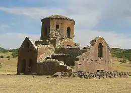 L'Église rouge, construite au VIe siècle dans le district de Güzelyurt.