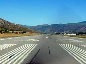 L'aéroport d'Aspen.