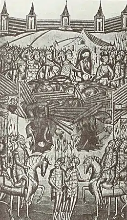 Un raid de la Horde d'or sur la ville de Kiev