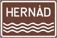 Panneau d'indication "Hernád"