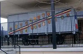 Wagon de type 40&8 au Kentucky Railway Museum.