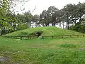 Le tumulus de Kernous : vue extérieure d'ensemble.