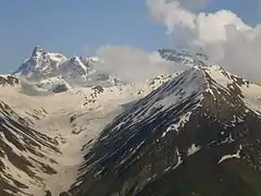 Glacier du Kach, au niveau de la frontière entre l'Afghanistan et le Pakistan.