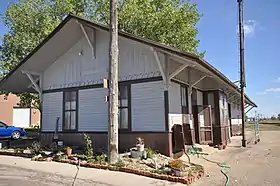 L'ancienne gare de Kadoka.