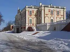 Le château en hiver.