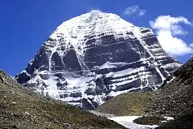 Vue de la face nord du mont Kailash.