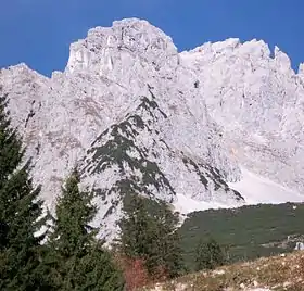 Vue depuis le sud.