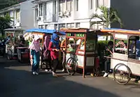 Un kaki lima à Jakarta