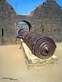 Kalak Bangadi, 3e plus gros canon d'Inde au fort de Janjira, pesant plus de 22 tonnes