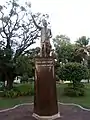 Statue de Vinayak Damodar Savarkar, brièvement détenu à Cellular Jail.