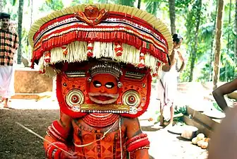 Theyyam de Kalichan.