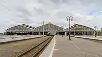 La gare Kaliningrad-Passajirski.