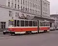 Vue d'un tramway de la ville